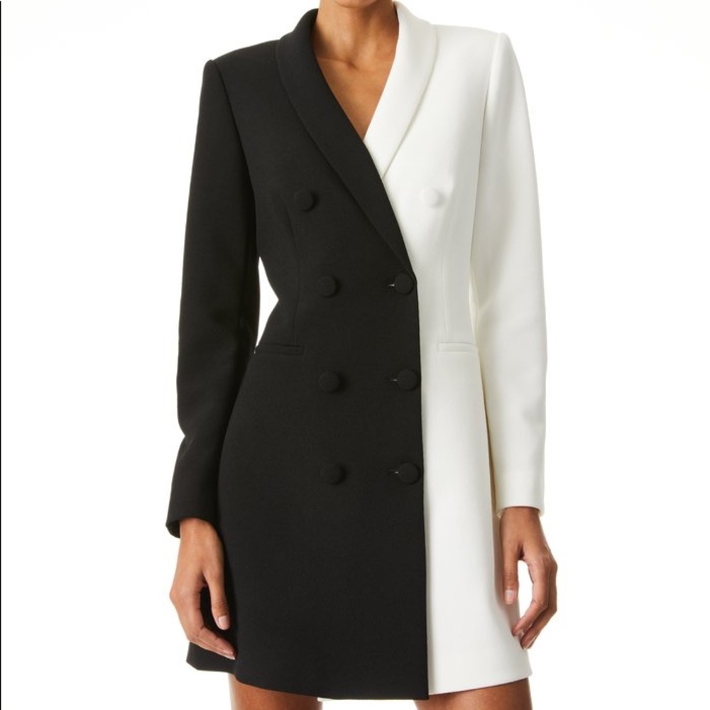 KYRIE COMBO TUXEDO DRESS